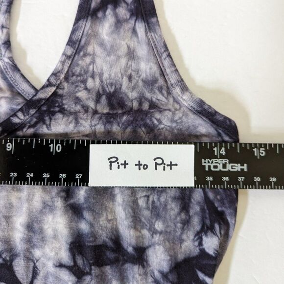 Young Fabulous & Broke Nono Nova Wash Size S Purple Gray Tie Dye Maxi Dress - Picture 6 of 13